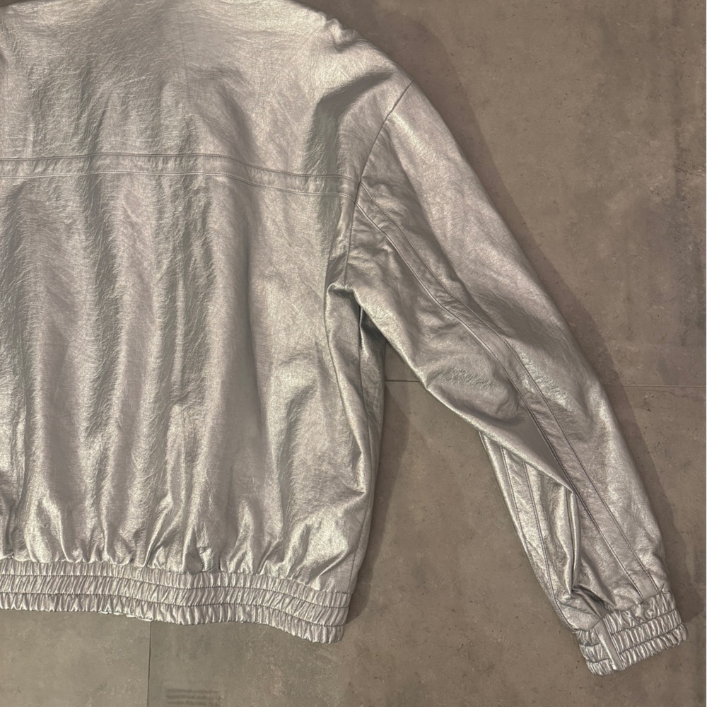 NWT! ASOS Design Metallic Silver Outerwear | M - Picture 7 of 7